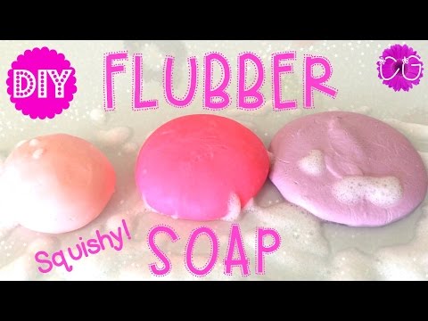 DIY FLUBBER SOAP - SQUISHY SOAP