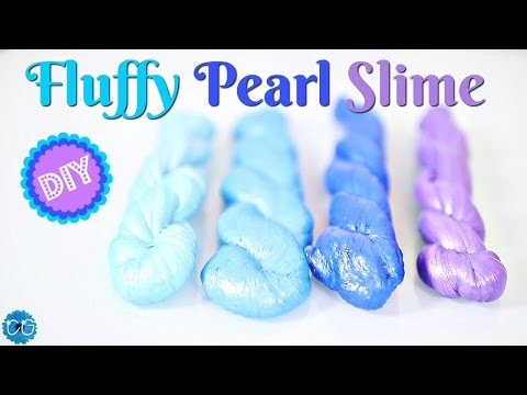 DIY FLUFFY PEARL SLIME!  POKING SLIME, NO BORAX, LIQUID STARCH OR DETERGENT!