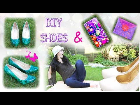 DIY FOR GIRLS - DIY SHOES plus diy cases