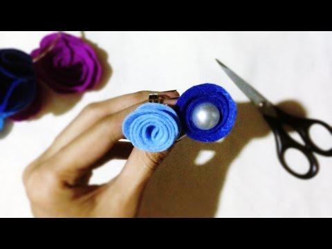 DIY Felt Flower Ring
