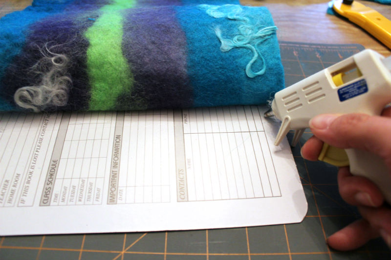 DIY Felted Journal Cover - glueing.jpg