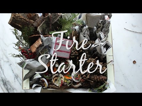 DIY Fire Starter Gift -DIY Allume Feu