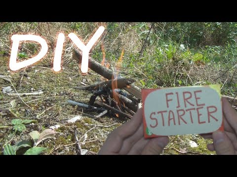 DIY Fire Starter. How To Make Matches - Candles