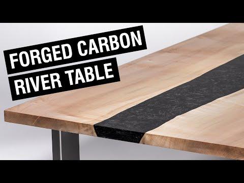 DIY Forged Carbon Fibre River Table Complete Tutorial