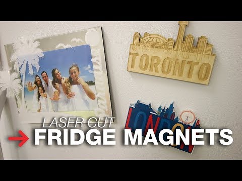 DIY Fridge Magnets | Laser Cut Fridge Magnets | Trotec