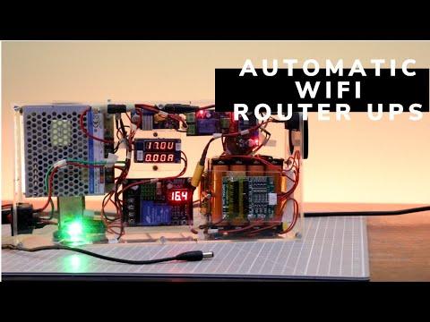 DIY Fully Automatic wifi router UPS with dual output Part 1