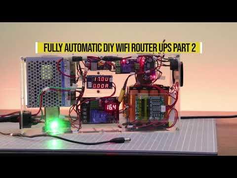 DIY Fully Automatic wifi router UPS with dual output Part 2