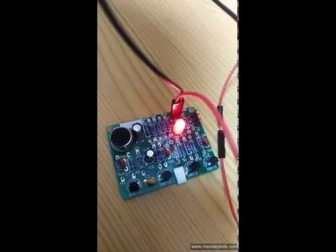 DIY Funny Sound Control Logic Circuit with Only Resistors Capacitors Transistors