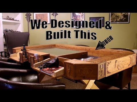 DIY Gaming Table with Hidden Vault