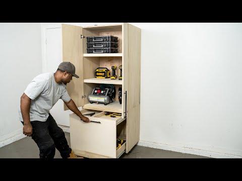 DIY Garage Cabinet - Storage &amp;amp; Organization | DIY Creators