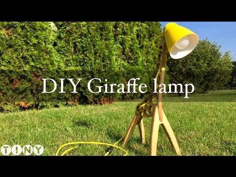 DIY Giraffe lamp