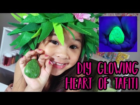 DIY Glowing Heart of Tafiti | Moana Craft Tutorial