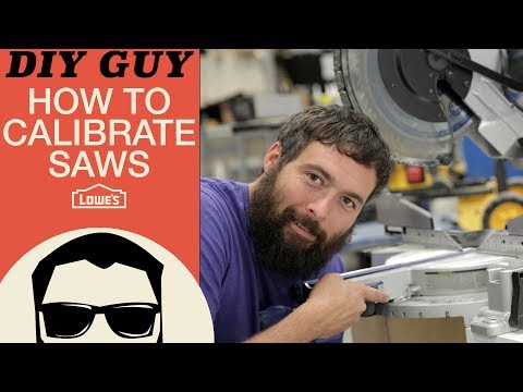 DIY Guy: Calibrate Your Saws