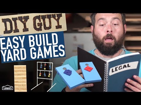 DIY Guy: How To Build Yard Games!