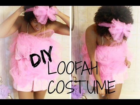 DIY Halloween Costume// Loofah