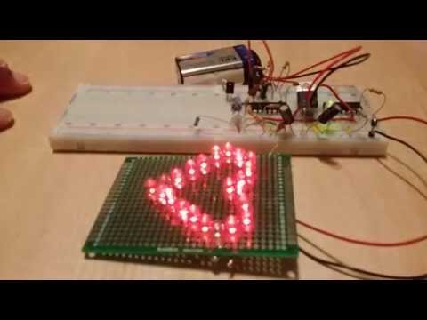 DIY Heart Rate Sensor with Auto-Adjusted Threshold and Heart-Shaped LED Indicator - Demo 01