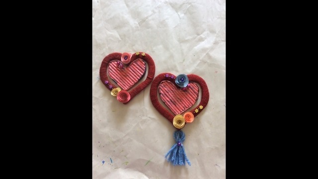 DIY Heart Shape Wall Hanging using wool-0 (8).jpg