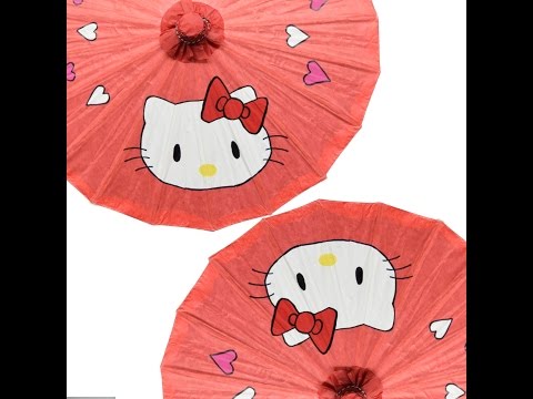 DIY Hello Kitty Parasol