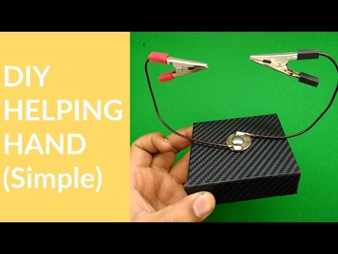 DIY Helping hand for soldering and elec.(SIMPLE &amp;amp; CHEAP)