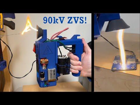 DIY High Voltage Generator Using ZVS! | INDUCER | Full Demonstration