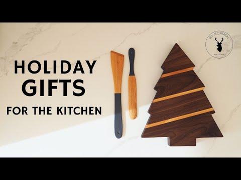 DIY Holiday Gifts for the kitchen // Woodworking