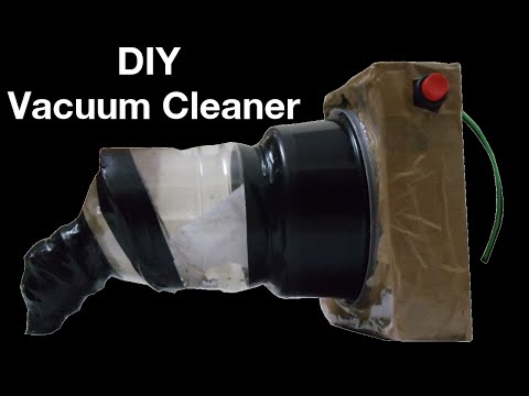 DIY Homemade vacuum cleaner using computer cooling fan