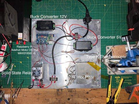 DIY Hot Plate to Reflow Solder Aluminium-core PCBs for LEDs