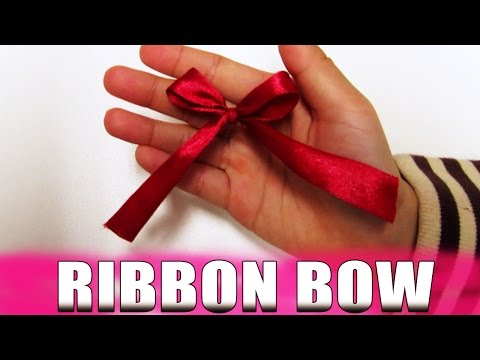 DIY How To Make Simple Ribbon Bow