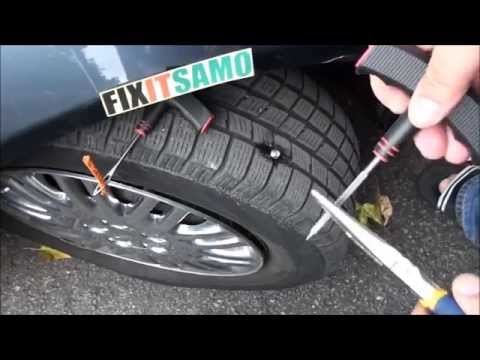 DIY How to Fix a Flat Tire EASY!