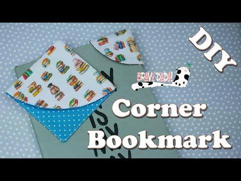 DIY How to Make a Fabric Corner Bookmark | 2 Sizes | Sewing Tutorial | Free Templates | Bravo Dada!