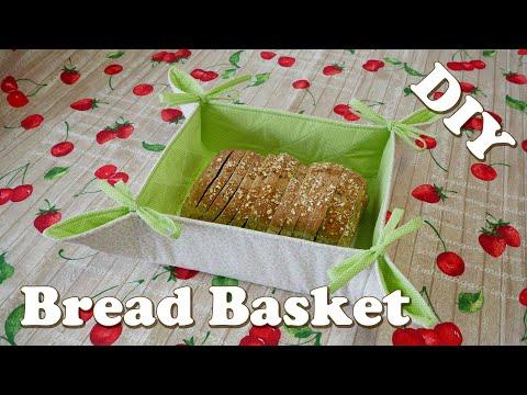 DIY How to Make a Quilted Fabric Bread Basket | Coudre un Panier &agrave; Pain | Bravo Dada