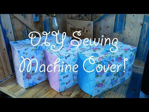 DIY How to Make a Quilted Sewing Machine Cover - Coudre une Housse de Machine - Sewing Tutorial