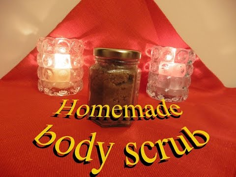 DIY How to make a home made gingerbread body scrub