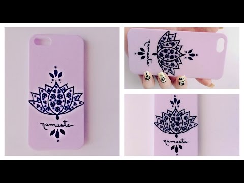 DIY IPHONE CASE   - TATTOO INSPIRED