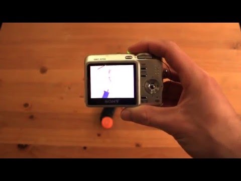 DIY Infra Red Flashlight with a battery and a LED