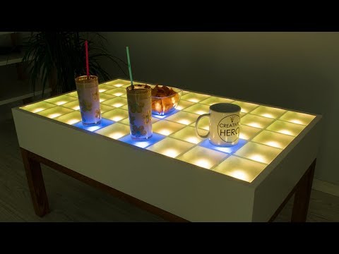 DIY Interactive LED Coffee Table