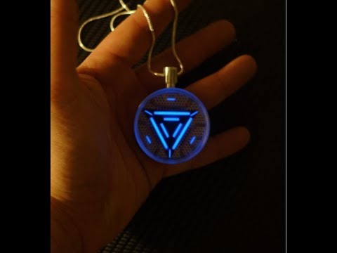 DIY Iron Man Arc Reactor TRITIUM pendant Avengers Endgame