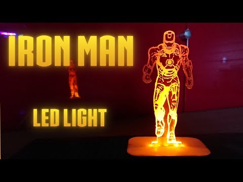 DIY Iron Man Led Light
