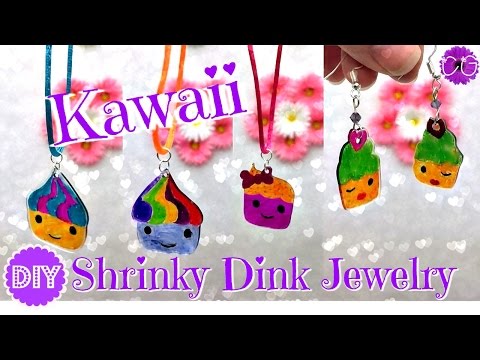 DIY KAWAII SHRINKY DINK JEWELRY!  SO CUTE!!