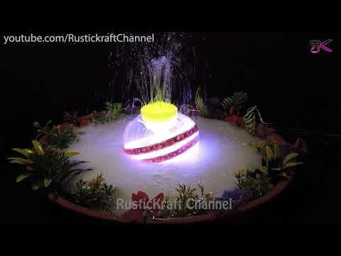 DIY LED Tabletop Water Fountain