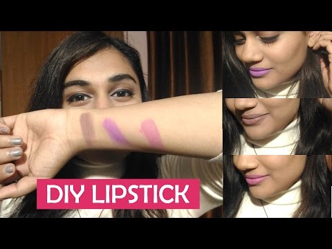 DIY LIPSTICK | Make Your Own Matte Lipstick Out of Crayons/Oil Pastels!