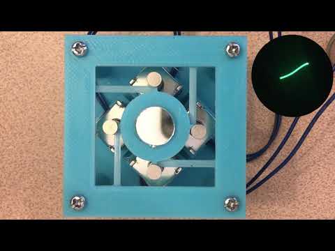 DIY Laser Beam Steering Motion Tests 1 and 2