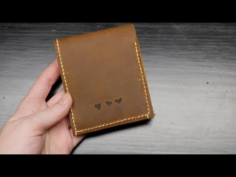 DIY Leather Wallet // Becky Stern