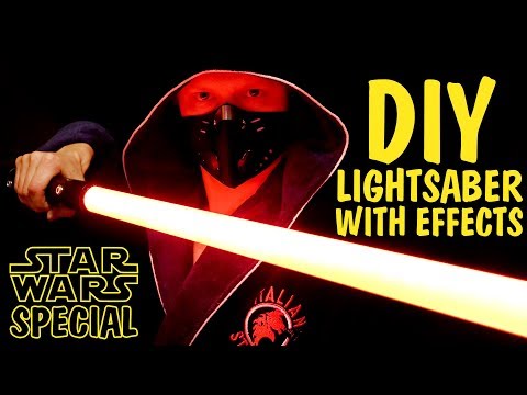 DIY LightSaber with light and sound effects