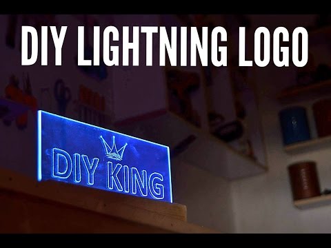 DIY Lightning logo panel from scratch