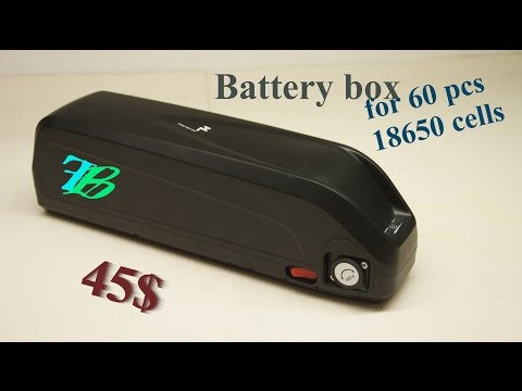 DIY Lithium-Ion Battery Pack e-bike - Part I: box case