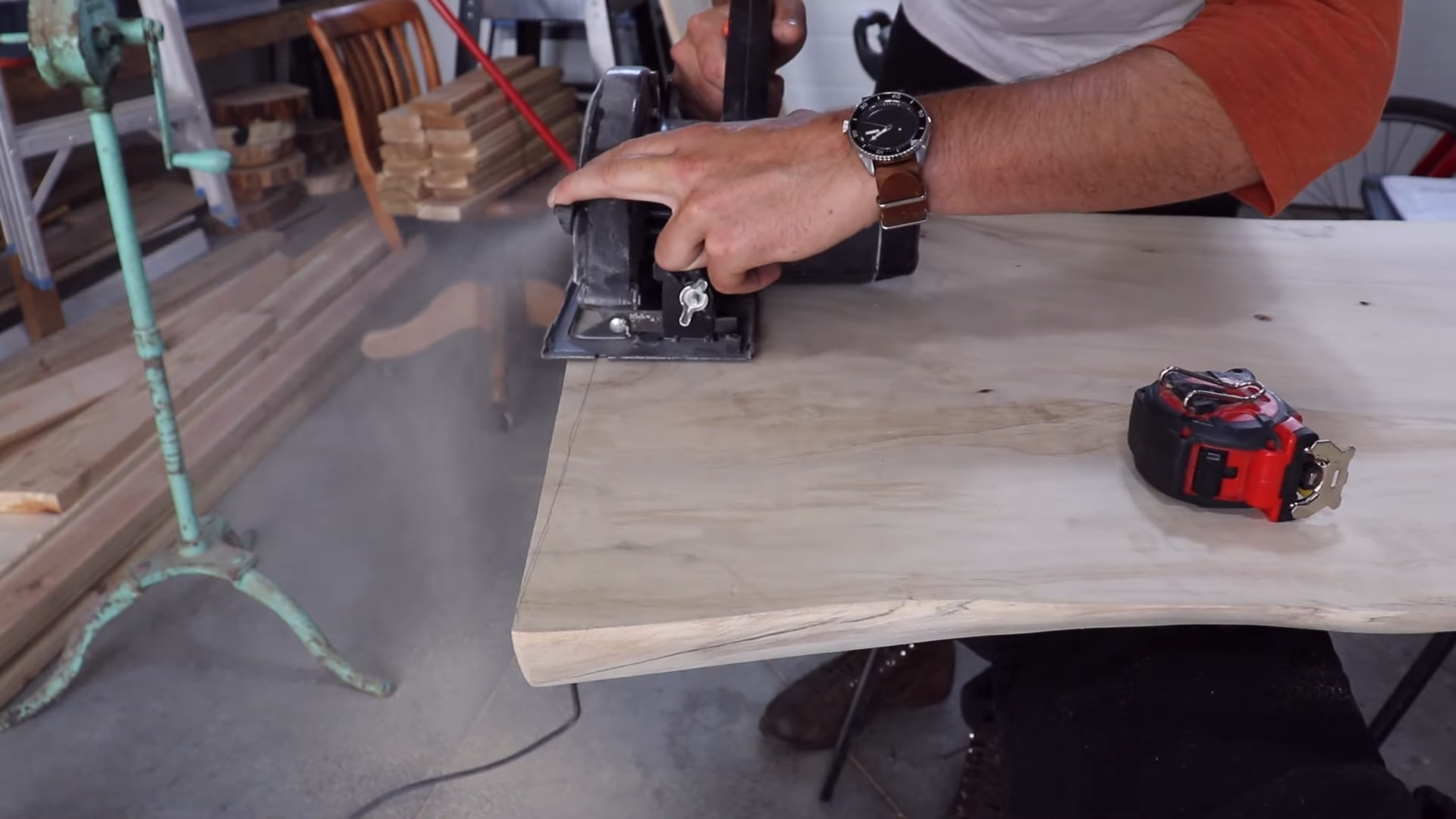 DIY Live Edge Desk with Steel Inlay 1-40 screenshot.png