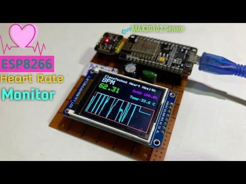 DIY MAX30102 Heart Health Monitor Using ESP8266