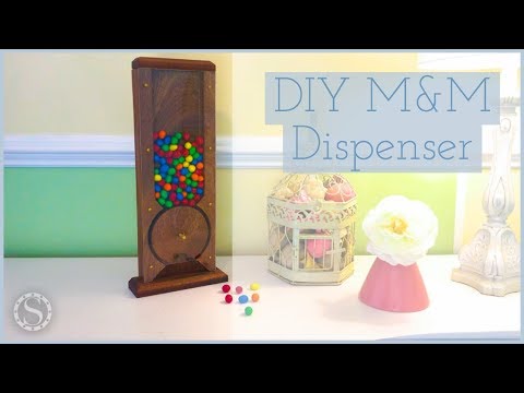 DIY Mahogany Candy Dispenser | Great Gift for my Dad