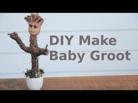 DIY Make Groot from Guardians of the Galaxy